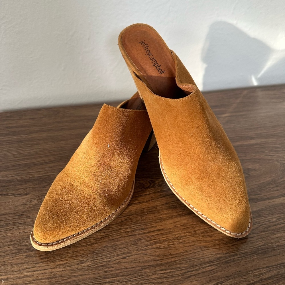Jeffrey Campbell Tan Suede Women’s Shoes